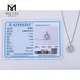 Messi Jewelry 18k Gold Moissanite Circle Colgante 7