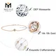 Messi Jewelry | Newest white gold moissanite tennis bracelet wholesale 4