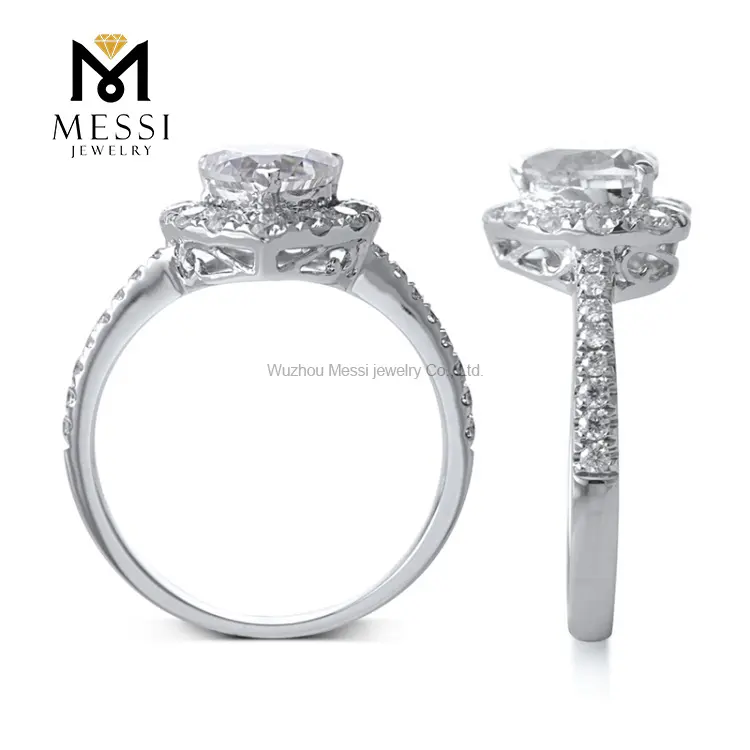 Messi Jewelry | Cost-effective 14k gold moissanite rings suppliers 3