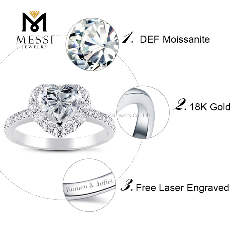 Messi Jewelry | Cost-effective 14k gold moissanite rings suppliers 14
