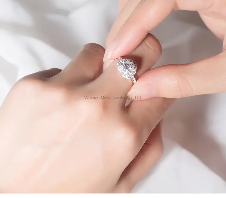 Messi Jewelry | Cost-effective 14k gold moissanite rings suppliers 7