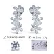 Moissanite Martini Stud Earrings - Lab Grown Diamond Fashion Jewelry 7