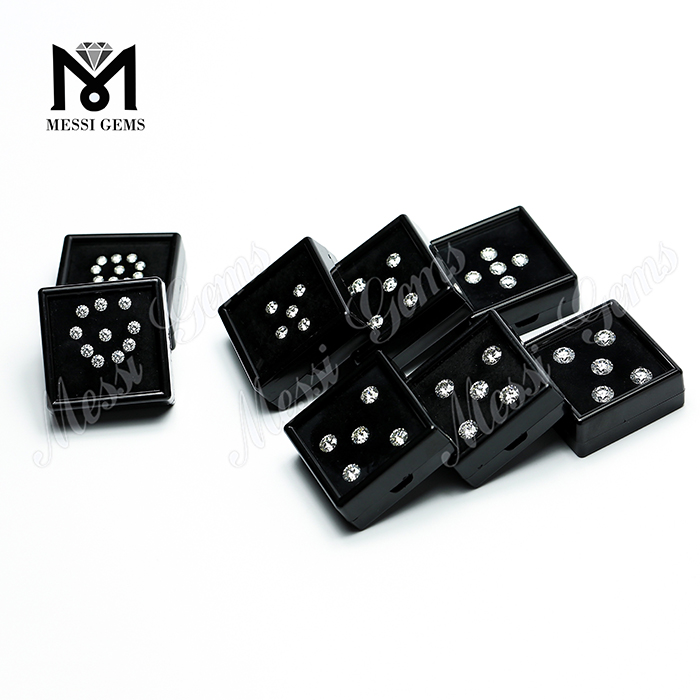 Messi Jewelry cushion cut DEF VVS moissanite 4x4mm-10x10mm Wuzhou synthetic loose gemstones moissanite