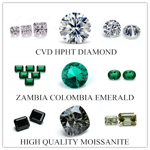 Messi Jewelry cushion cut DEF VVS moissanite 4x4mm-10x10mm Wuzhou synthetic loose gemstones moissanite