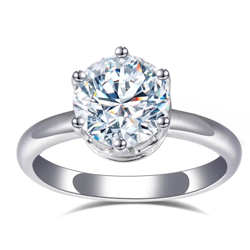 yellow gold moissanite ring at Wholesale Prices | Messi Jewelry 7