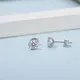 Custom moissanite earrings sterling silver factory price Manufacturer | Messi Jewelry 5