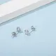 Custom moissanite earrings sterling silver factory price Manufacturer | Messi Jewelry 6