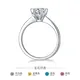 Moissanite Sterling Silver Rings with GRA Certificate 4