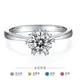 Moissanite Sterling Silver Rings with GRA Certificate 3