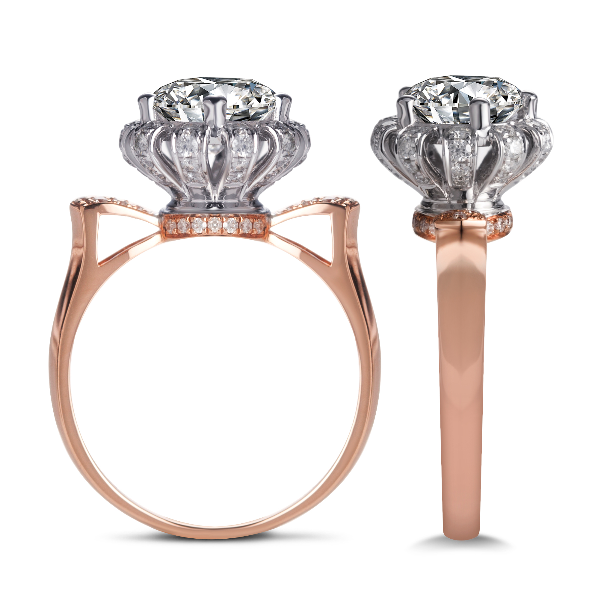 Barang Kemas Messi - Cincin perhiasan Messi 14k 18k mawar Emas Hadiah Barang Kemas Wanita Cina Eropah Geometrik Bergaya Pesta Cincin 9