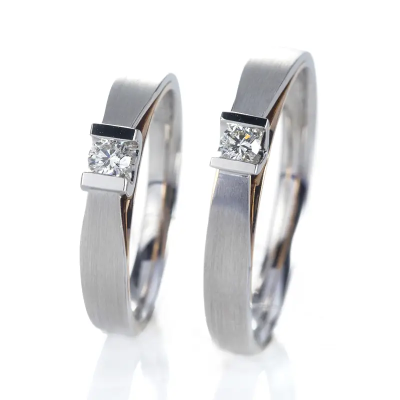 Gioielli Messi - Regalo di Natale 14K 18K Oro Diamond Natural Diamond Ring Lab Gioielli diamanti 1