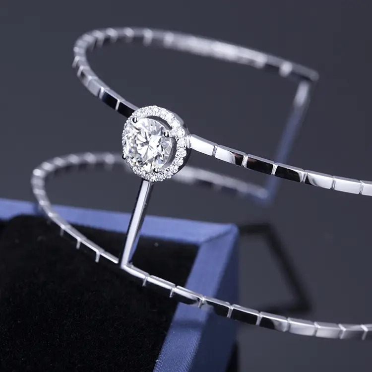 Messi Jewelry | bulk production lab created sapphire tennis bracelet customized 3