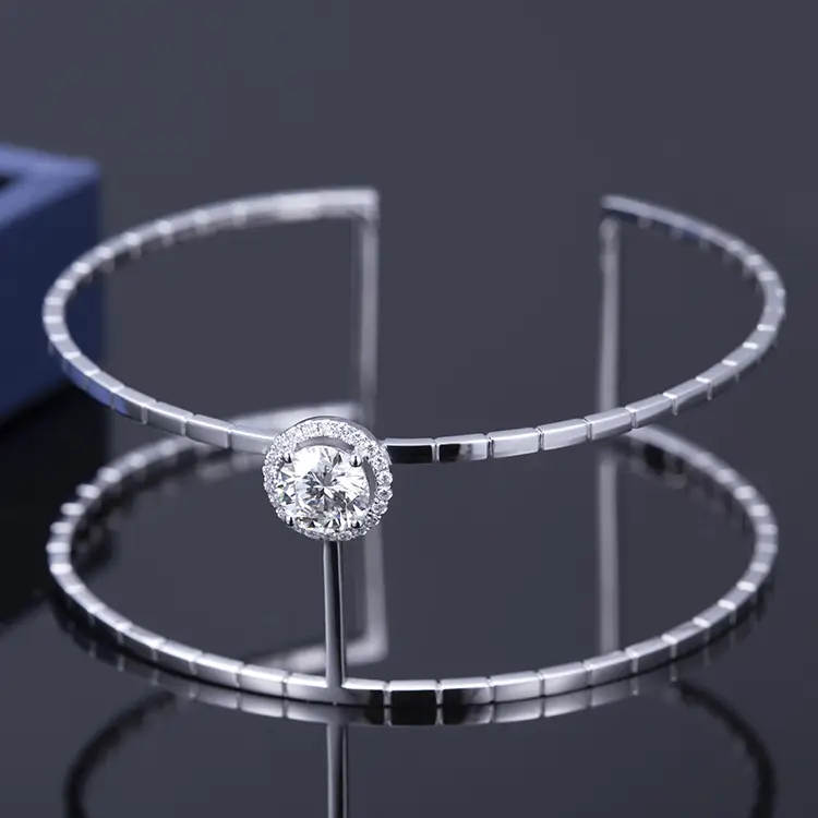Messi Jewelry | bulk production lab created sapphire tennis bracelet customized 5