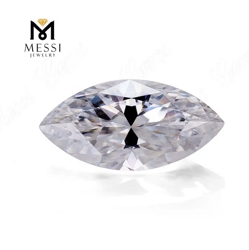 Gioielli Messi - Gioielli Messi Moissanite sciolto Marsquiise 1.5x3-17x8,5 mm gemetoni sciolti Def White Moissanite Marquise 1