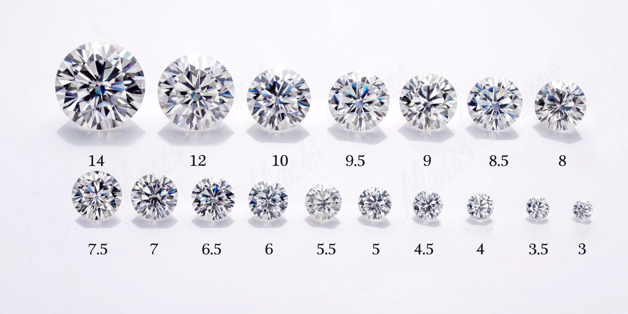 Messi jewelry loose moissanite marsquise 1.5x3-17x8.5mm loose gemetones DEF white moissanite