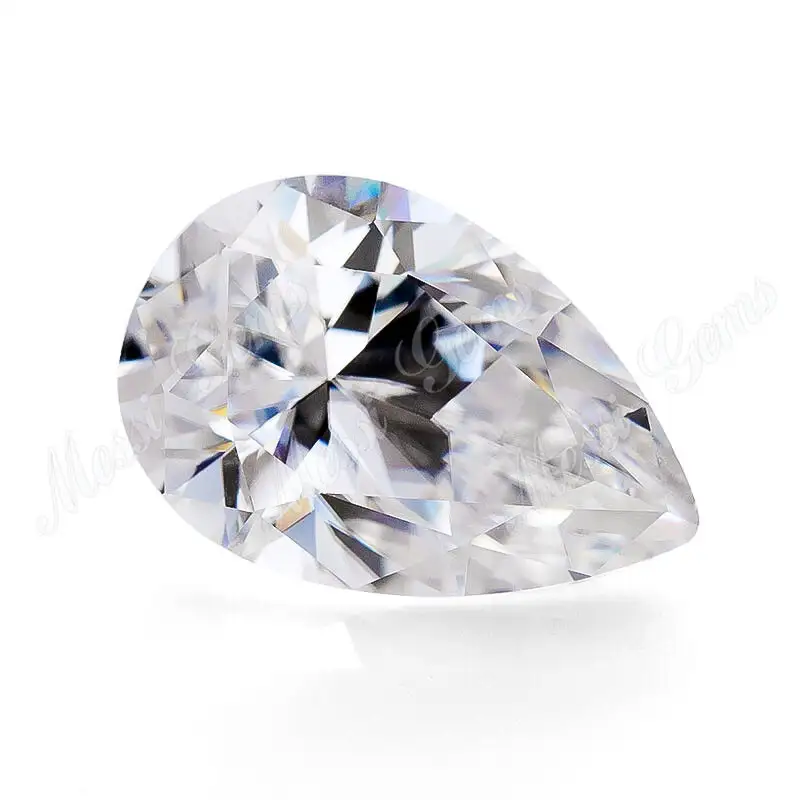 Gioielli Messi - Messi gioielli Cut per pera da 1,5 mm a 16 mm def GH Colore moissanite pera 1