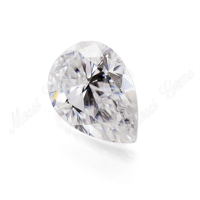 Messi Alahas - Messi Alahas Pear Giputol 1.5mm Sa 16mm DEF GH nga kolor Moissanite Pear 9