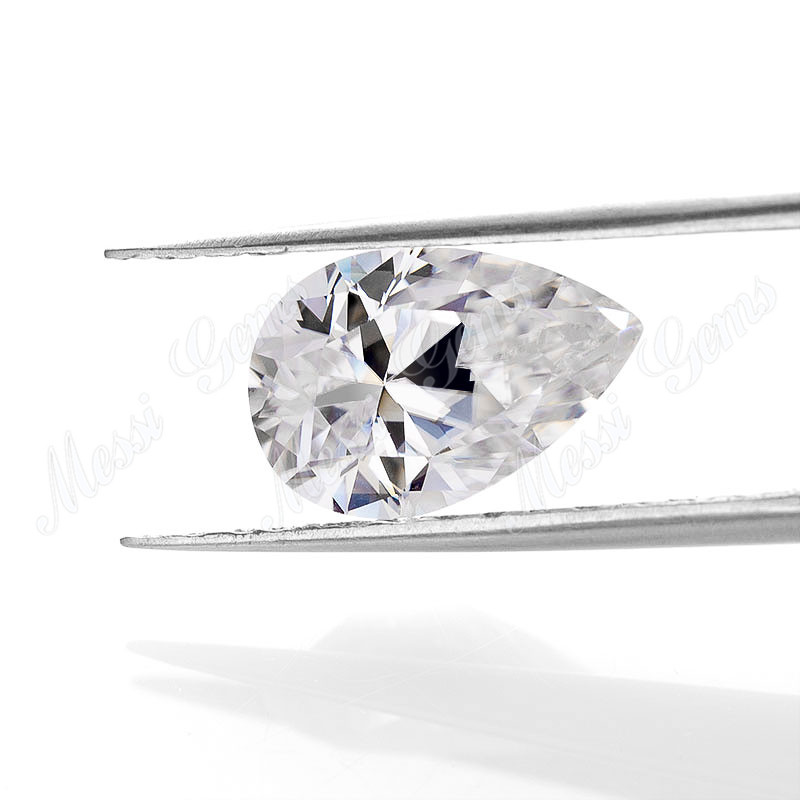 Messi Alahas - Messi Alahas Pear Giputol 1.5mm Sa 16mm DEF GH nga kolor Moissanite Pear 10