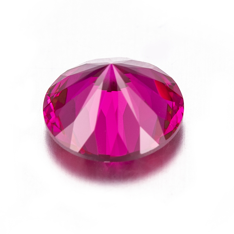 Barang Kemas Messi - Roundl Lab Tumbuh Korundum Hidroterma Batu Ruby Lab Dicipta Ruby Lab Ruby & Nilam 10