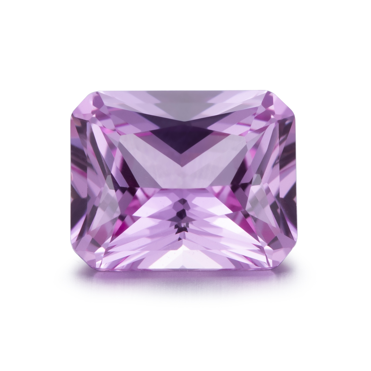 Messi Jewelry - Octangle Lab Grown Corundum Hydrothermal Pink Sapphire Stone Lab Created Pink Sapphire Lab Ruby & Sapphire 7