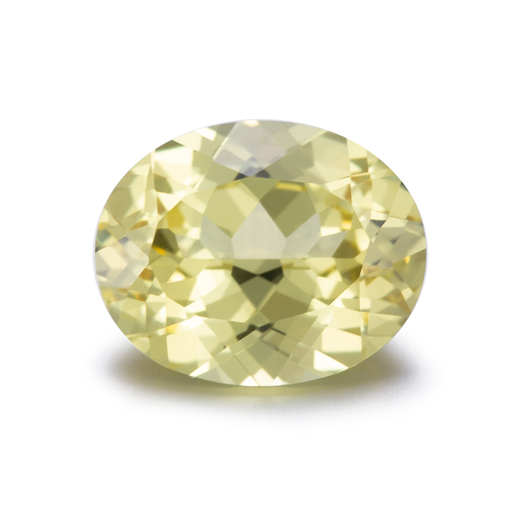Messi Jewelry - Oval Loose Synthetic Gemstone Hydrothermal Sapphire Lab Grown Yellow Sapphire Lab Ruby & Sapphire 7