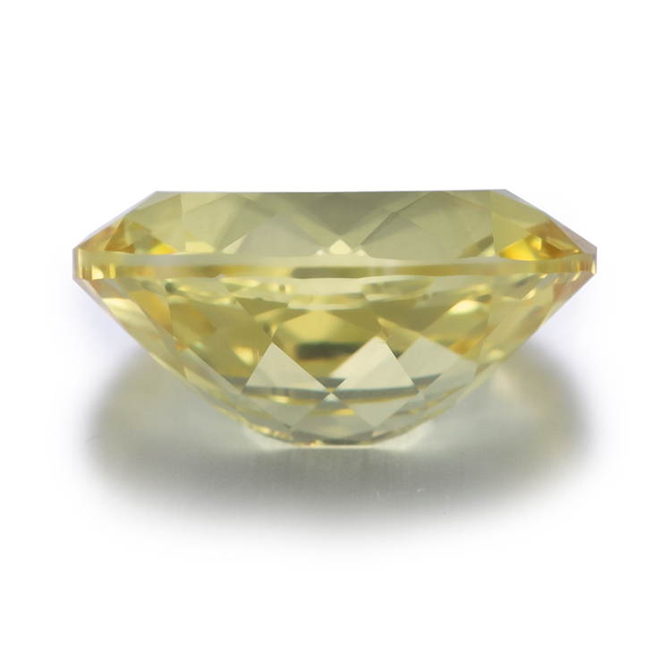 Messi Jewelry - Oval Loose Synthetic Gemstone Hydrothermal Sapphire Lab Grown Yellow Sapphire Lab Ruby & Sapphire 9