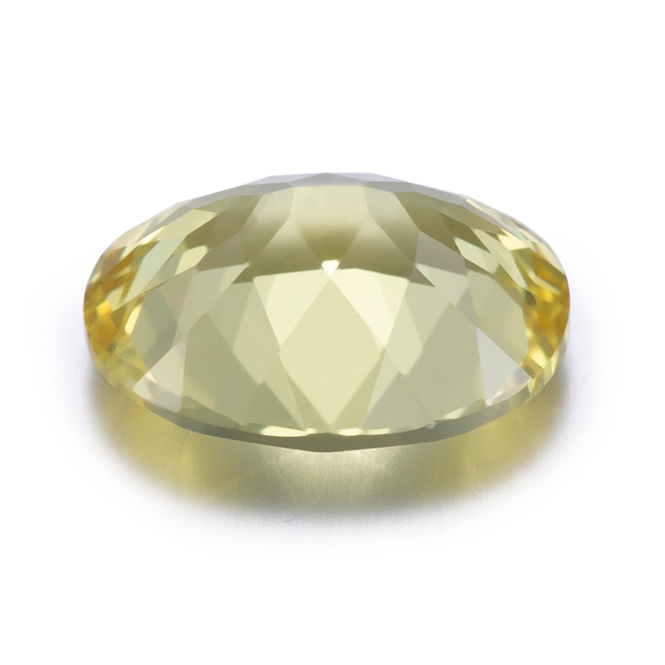 Messi Jewelry - Oval Loose Synthetic Gemstone Hydrothermal Sapphire Lab Grown Yellow Sapphire Lab Ruby & Sapphire 8