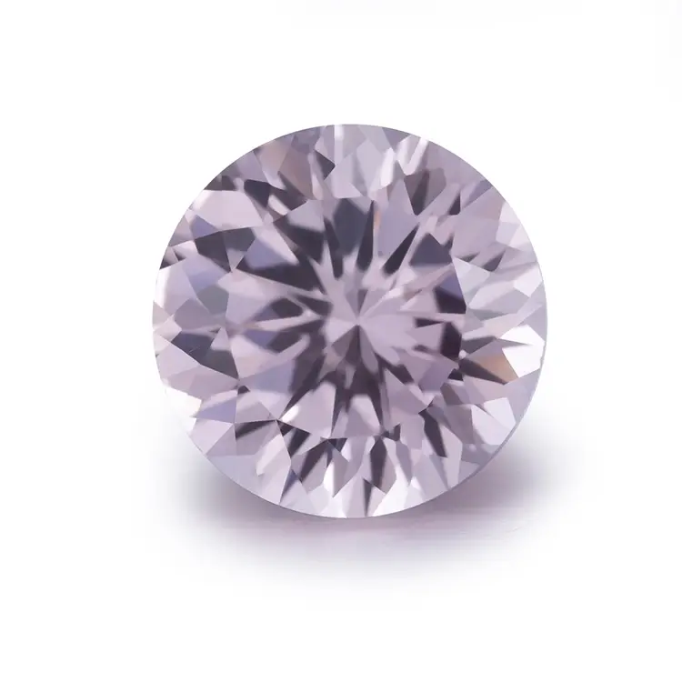 Gioielli Messi - Round Hydrothermal Morganite Stone Lab Grown Pink Morganite Lab Creato Morganite Lab Ruby & Sapphire 1