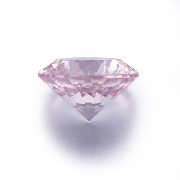 Messi Jewelry - Round Hydrothermal Morganite Stone Lab Grown Pink Morganite Lab Created Morganite Lab Ruby & Sapphire 7