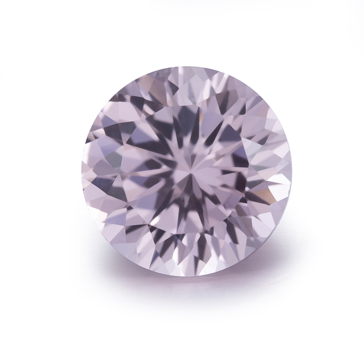 Messi Jewelry - Round Hydrothermal Morganite Stone Lab Grown Pink Morganite Lab Created Morganite Lab Ruby & Sapphire 6