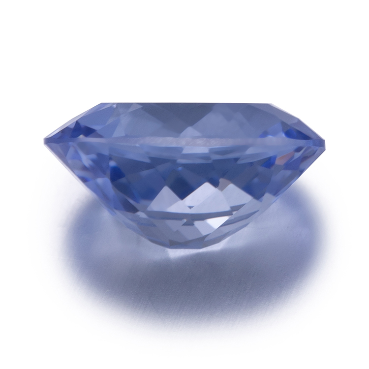 Messi Jewelry - Oval Loose Synthetic Gemstone Hydrothermal Sapphire Lab Grown Green Cornflower Blue Sapphire Lab Ruby & Sapphire 9