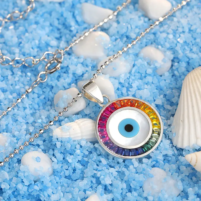 Messi Jewelry Lab Grown Gemstone Pendant Necklace - Top Quality 6