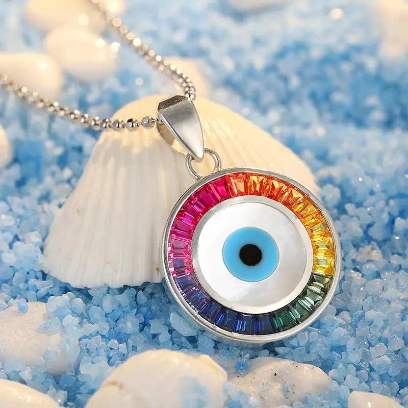 Messi Jewelry Lab Grown Gemstone Pendant Necklace - Top Quality 5