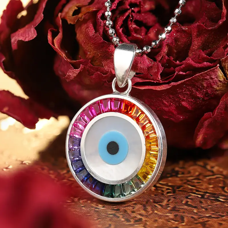 Messi Jewelry Lab Grown Gemstone Pendant Necklace - Top Quality 3