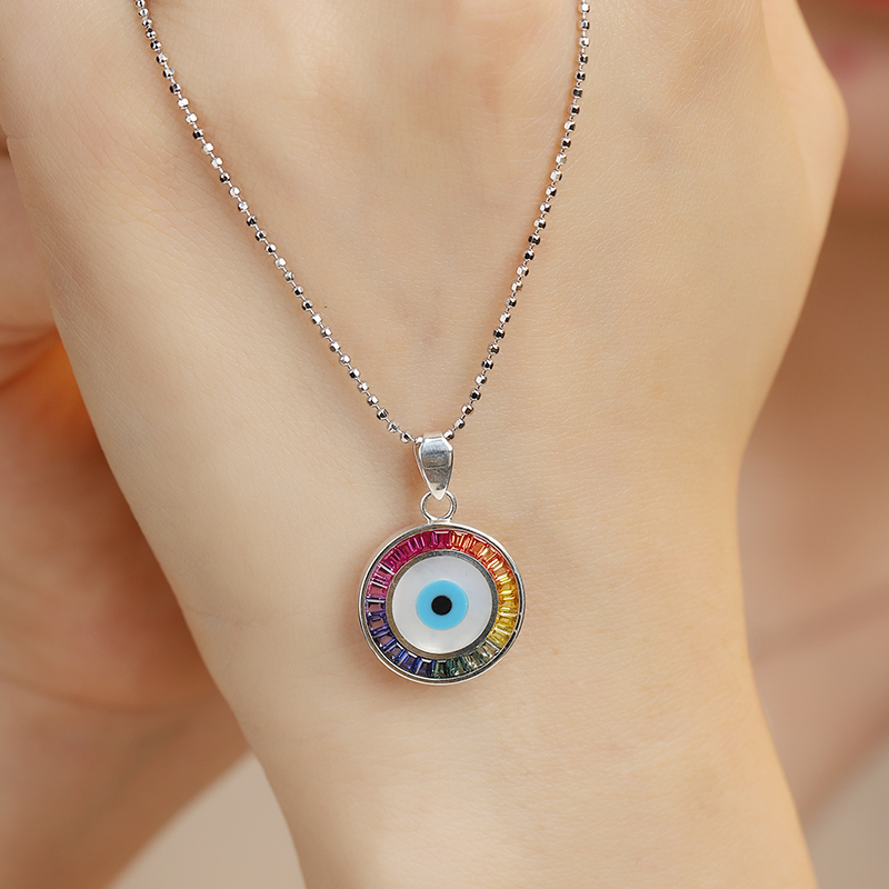 Messi Alahas Lab Gitubo nga Gemstone Pendant Necklace - Top Quality 11