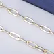 moissanite silver necklace at Wholesale Prices | Messi Jewelry 5