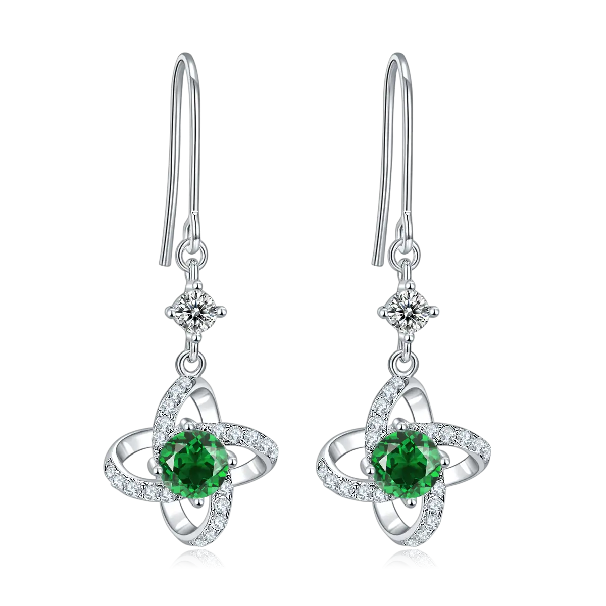 Messi Jewelry | Hot Sale moissanite sterling silver stud earrings manufacturers 2