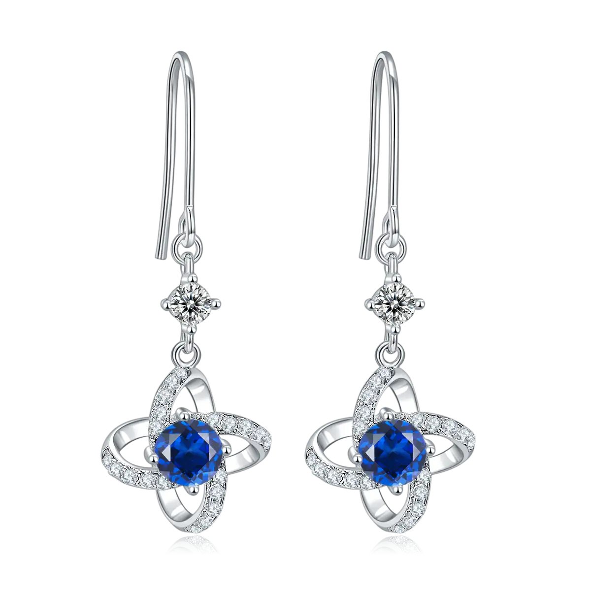 Messi Jewelry | Hot Sale moissanite sterling silver stud earrings manufacturers 4