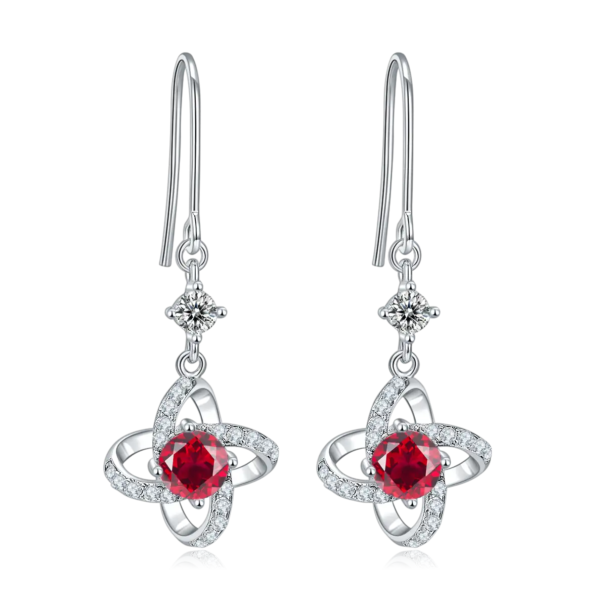 Messi Jewelry | Hot Sale moissanite sterling silver stud earrings manufacturers 7