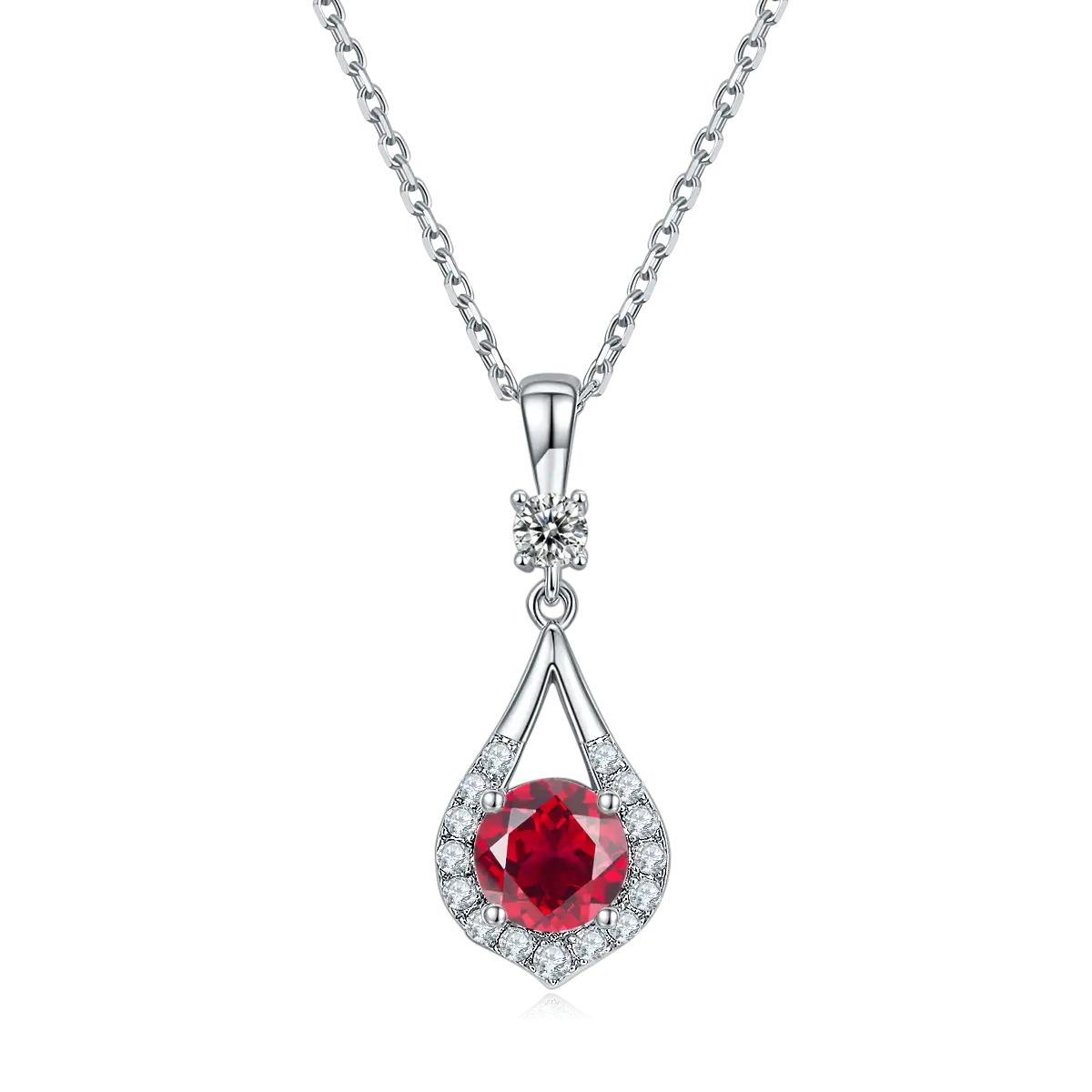Hot Selling moissanite silver necklace quality assurance | Messi Jewelry 7