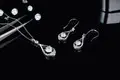 Messi Jewelry JS020 Drop Shape 925 Silver Necklace 6