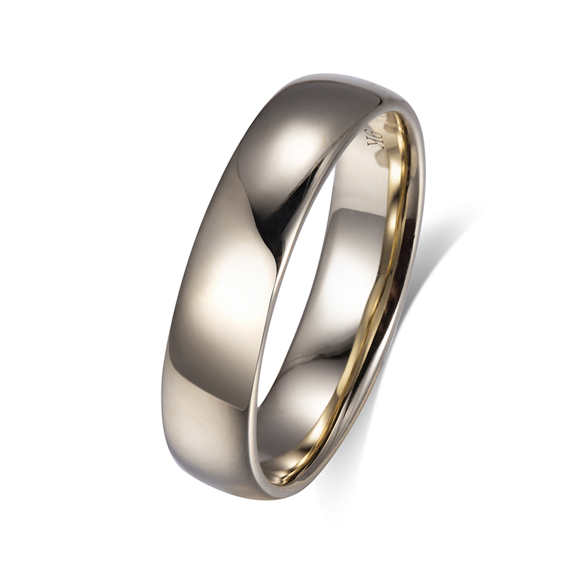 Messi Alahas - MS-534 9K Solid Yellow Gold Custom Wedding Singsing Band 9