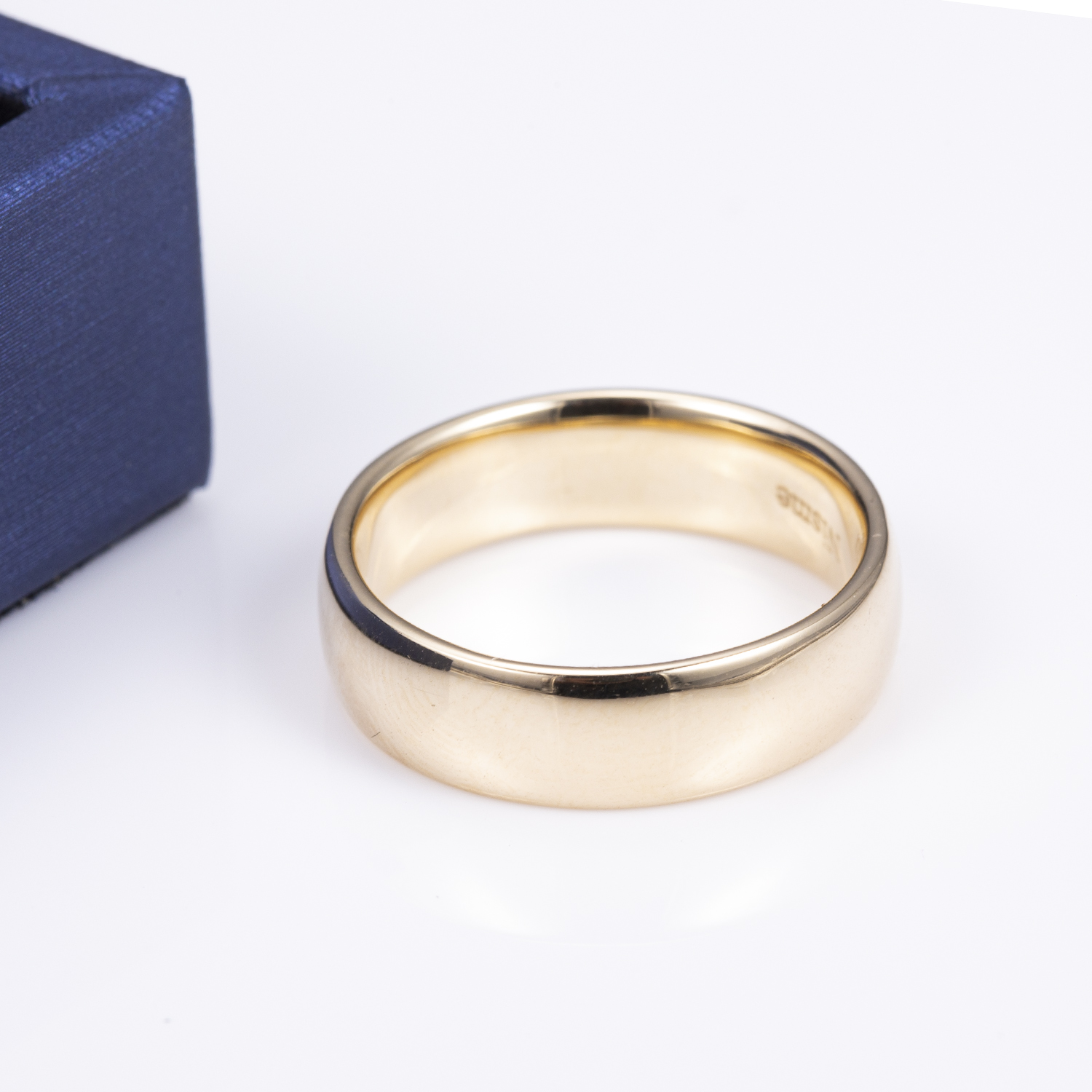 Messi Alahas - MS-450 14K Solid nga Bulawan nga Kasal nga Lalaki nga Singsing sa Kasal nga Band 12