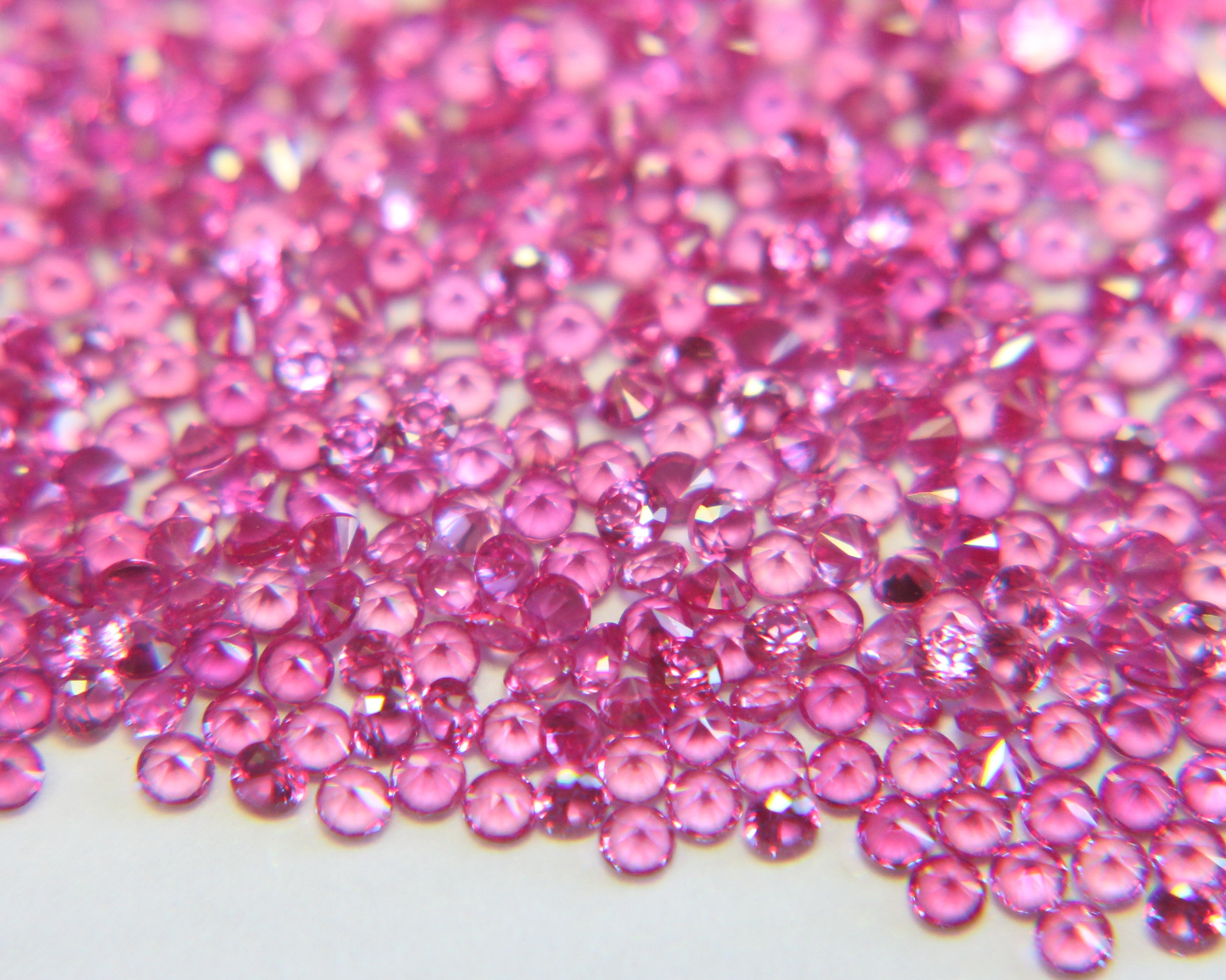 Barang Kemas Messi - Harga Borong permata bulat batu permata sintetik delima sintetik korundum Delima sintetik 9