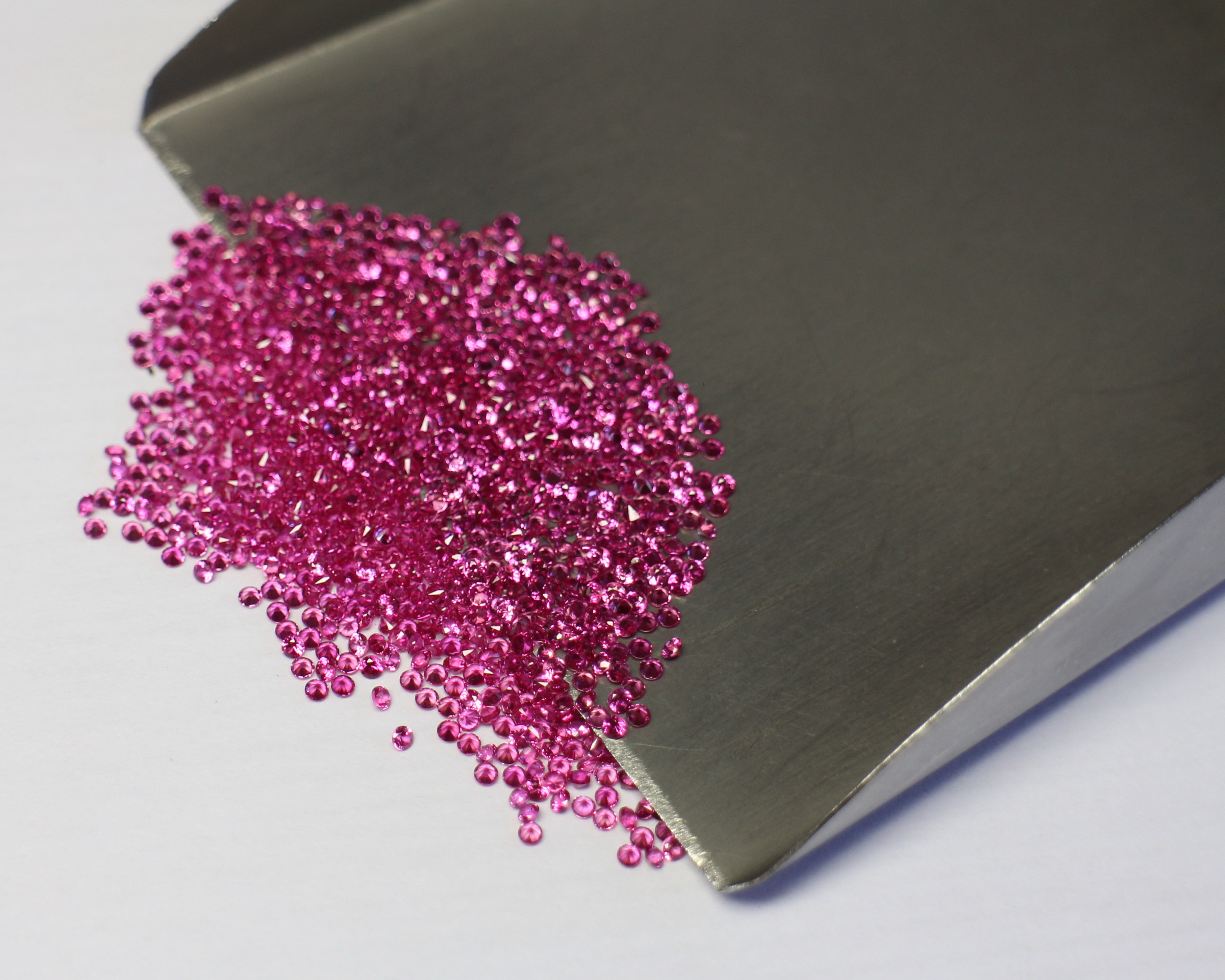 Barang Kemas Messi - Harga Borong permata bulat batu permata sintetik delima sintetik korundum Delima sintetik 7