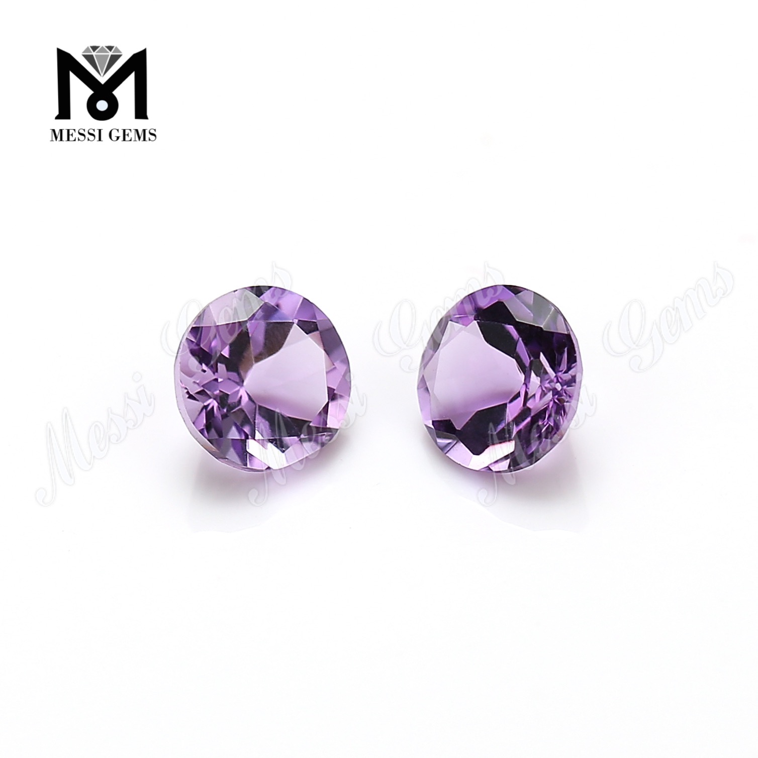 Messi Jewelry - Wholesale Price Synthetic Amethyst Stone Hydrothermal Quartz Synthetic Quartz Synthetic Ruby 10