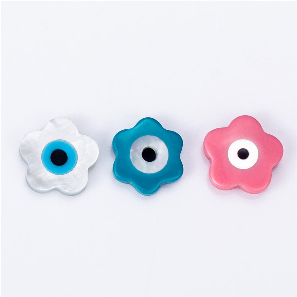 Barang Kemas Messi - 8mm-12mm Bentuk bunga kelopak mata ibu mutiara Ibu Mutiara 10