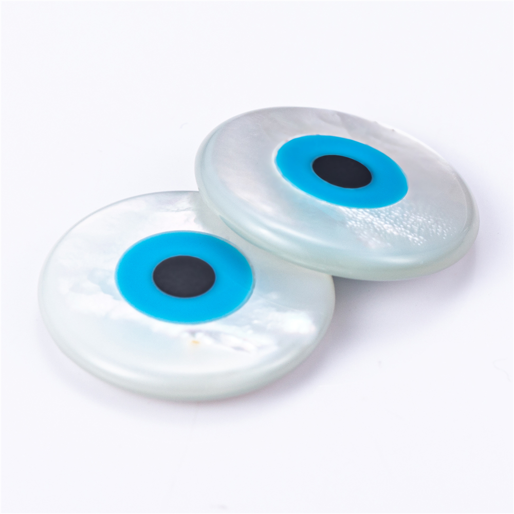 Messi Alahas - 4mm-30mm Round porma eye shell inahan sa perlas Inahan Sa Perlas 10