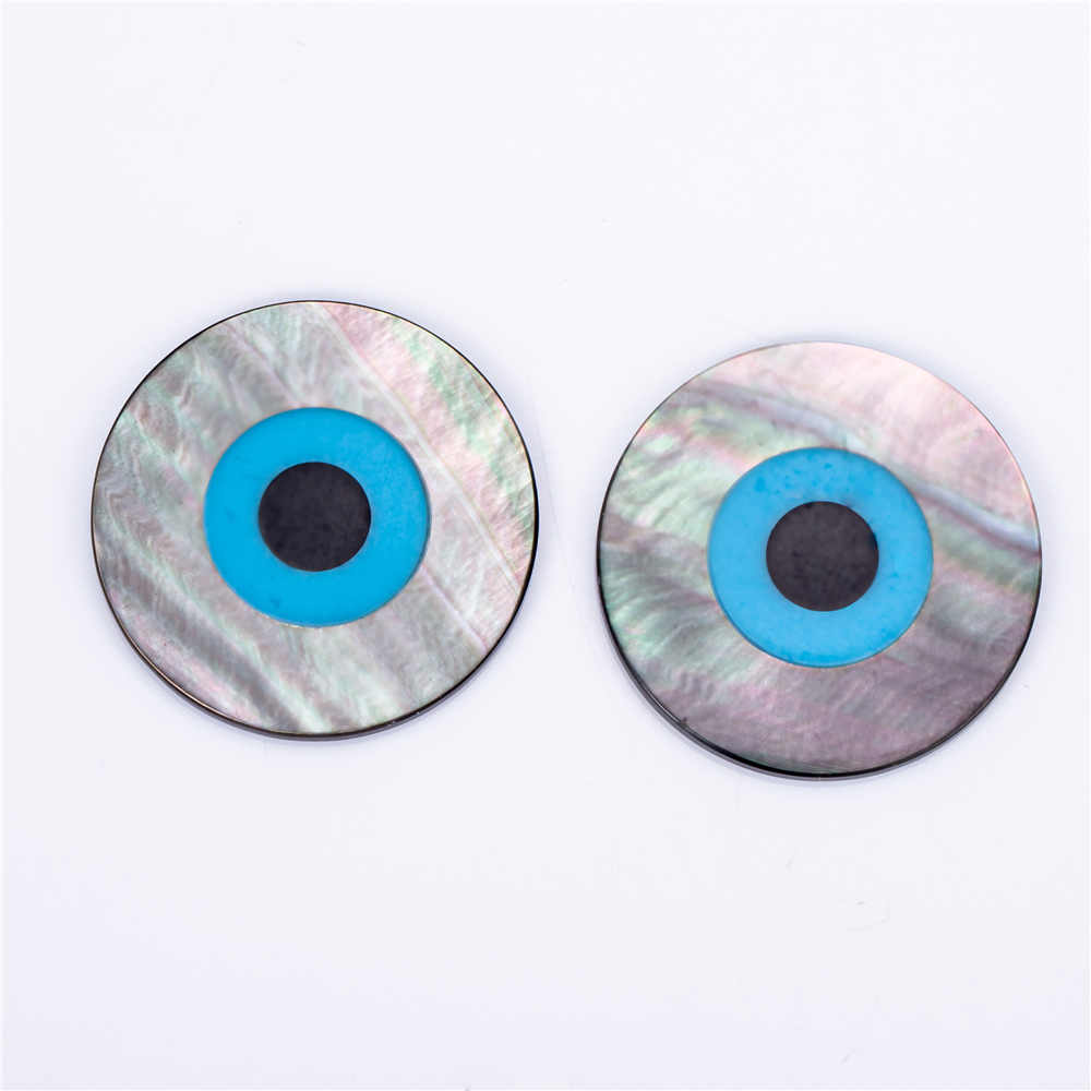 Messi Alahas - 4mm-30mm Round porma eye shell inahan sa perlas Inahan Sa Perlas 15
