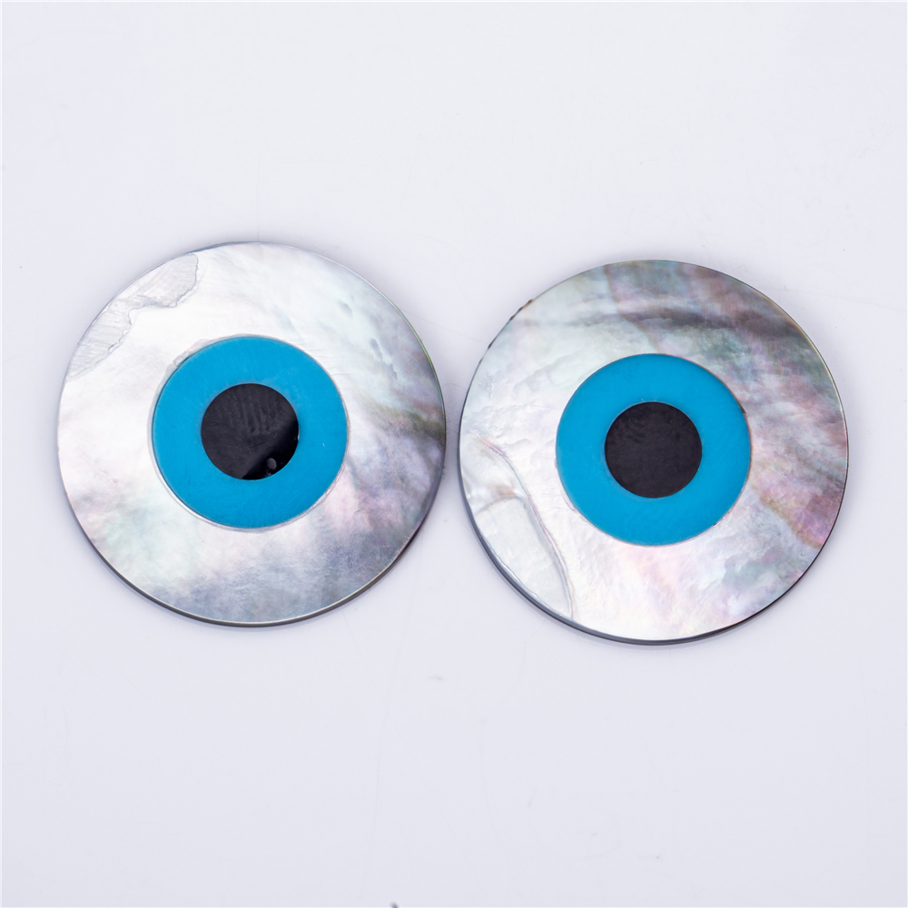 Messi Alahas - 4mm-30mm Round porma eye shell inahan sa perlas Inahan Sa Perlas 16